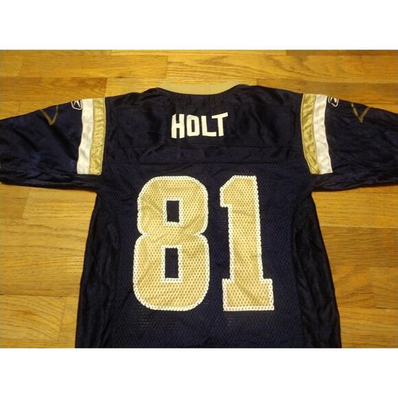 Reebok NFL St. Louis Los Angeles Rams Tory Holt 81 Jersey Youth Size Small - Picture 3 of 9